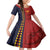 Custom Spain Football 2024 Go Champion Family Matching Off Shoulder Maxi Dress and Hawaiian Shirt - Wonder Print Shop