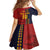 Custom Spain Football 2024 Go Champion Family Matching Off Shoulder Maxi Dress and Hawaiian Shirt - Wonder Print Shop