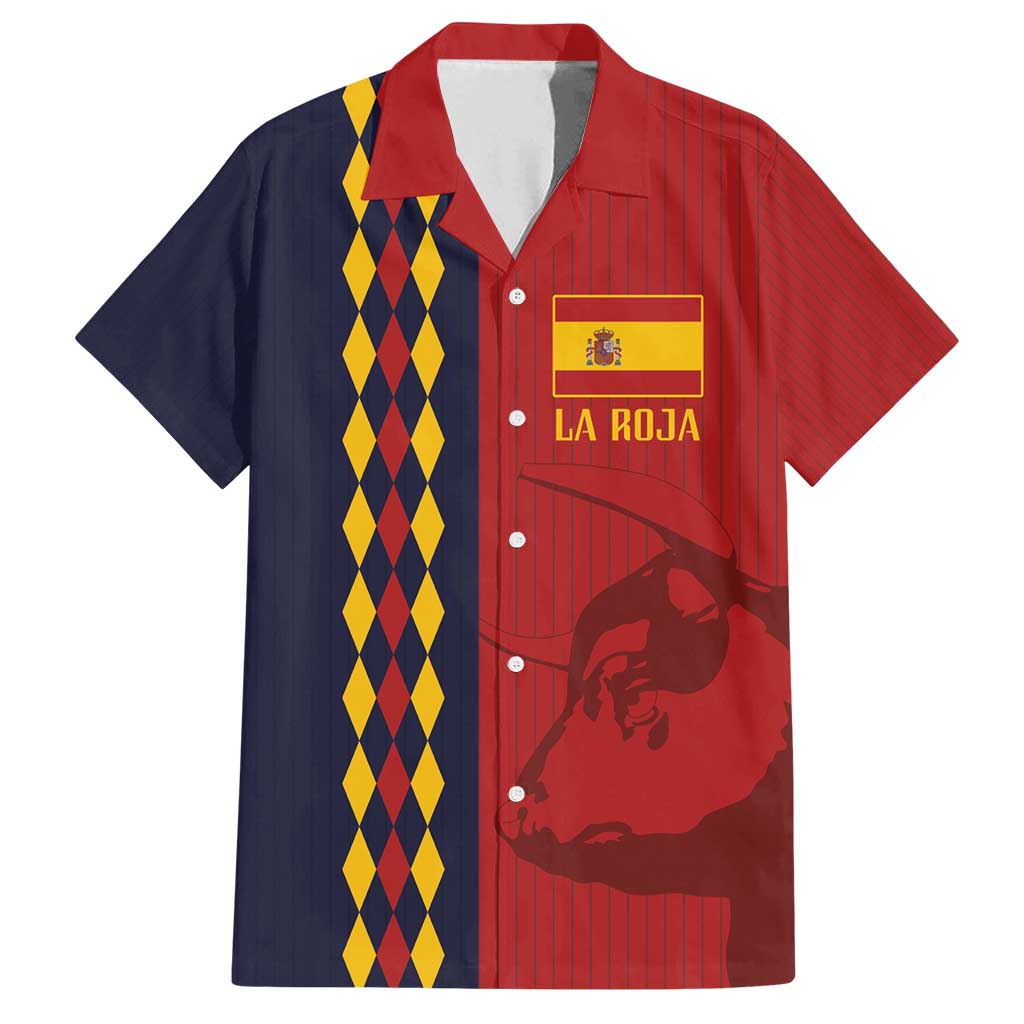 Custom Spain Football 2024 Go Champion Family Matching Off Shoulder Maxi Dress and Hawaiian Shirt - Wonder Print Shop