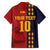 Custom Spain Football 2024 Go Champion Family Matching Off Shoulder Maxi Dress and Hawaiian Shirt - Wonder Print Shop