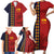 Custom Spain Football 2024 Go Champion Family Matching Short Sleeve Bodycon Dress and Hawaiian Shirt - Wonder Print Shop