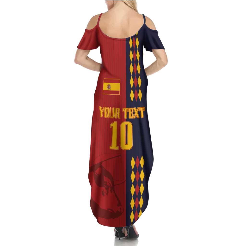 Custom Spain Football 2024 Go Champion Family Matching Summer Maxi Dress and Hawaiian Shirt - Wonder Print Shop