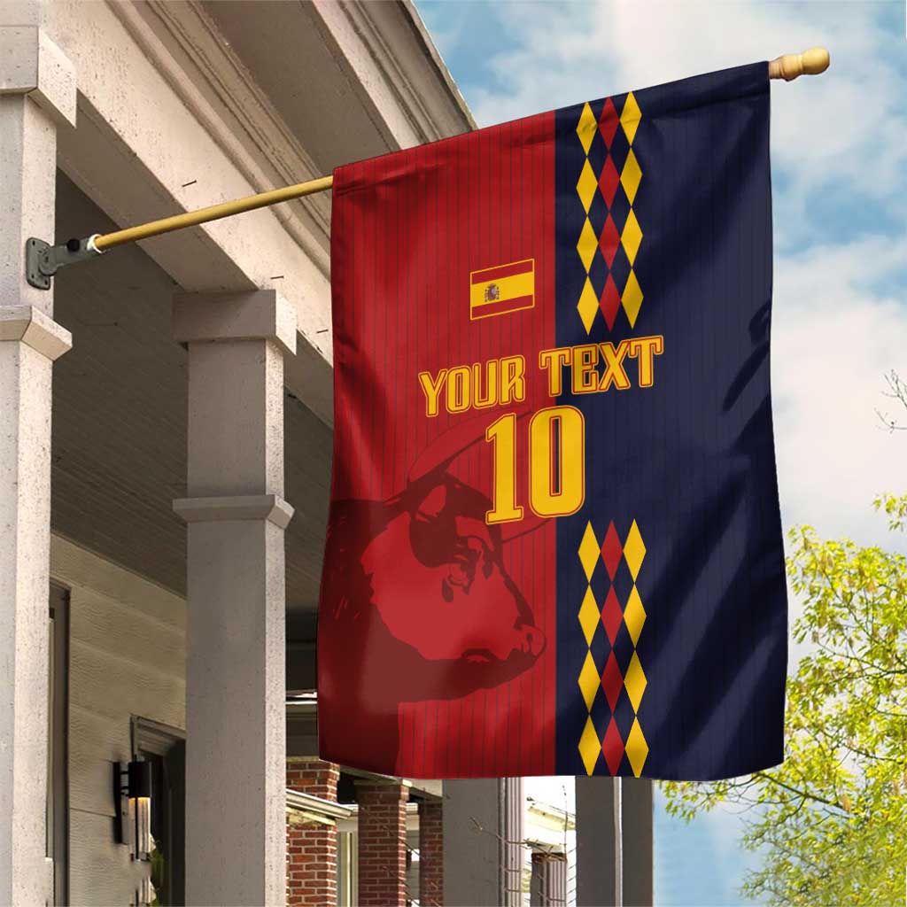 Custom Spain Football 2024 Go Champion Garden Flag - Wonder Print Shop
