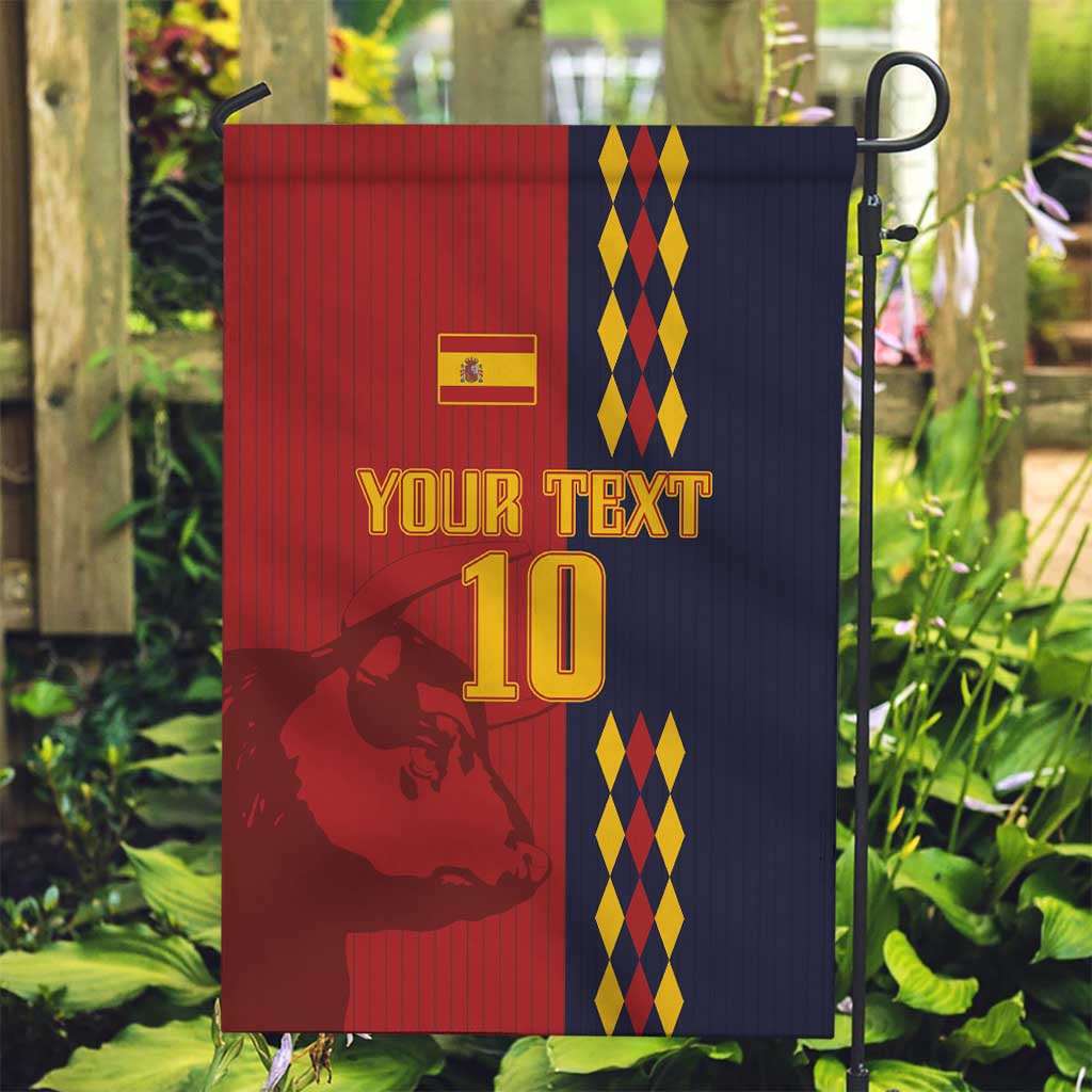 Custom Spain Football 2024 Go Champion Garden Flag - Wonder Print Shop