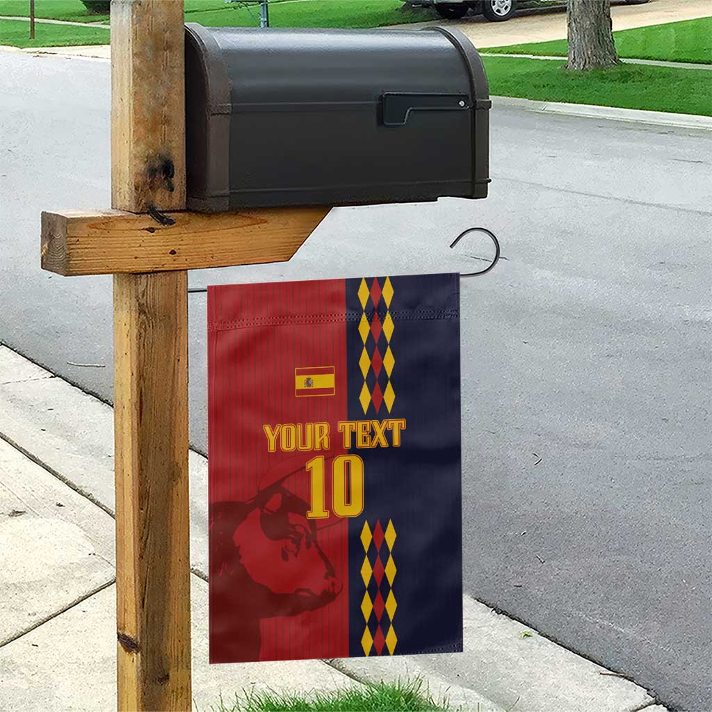 Custom Spain Football 2024 Go Champion Garden Flag - Wonder Print Shop