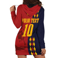 Custom Spain Football 2024 Go Champion Hoodie Dress - Wonder Print Shop