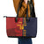 Custom Spain Football 2024 Go Champion Leather Tote Bag - Wonder Print Shop