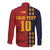 Custom Spain Football 2024 Go Champion Long Sleeve Button Shirt - Wonder Print Shop