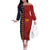 Custom Spain Football 2024 Go Champion Off The Shoulder Long Sleeve Dress - Wonder Print Shop
