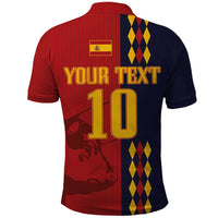 Custom Spain Football 2024 Go Champion Polo Shirt - Wonder Print Shop