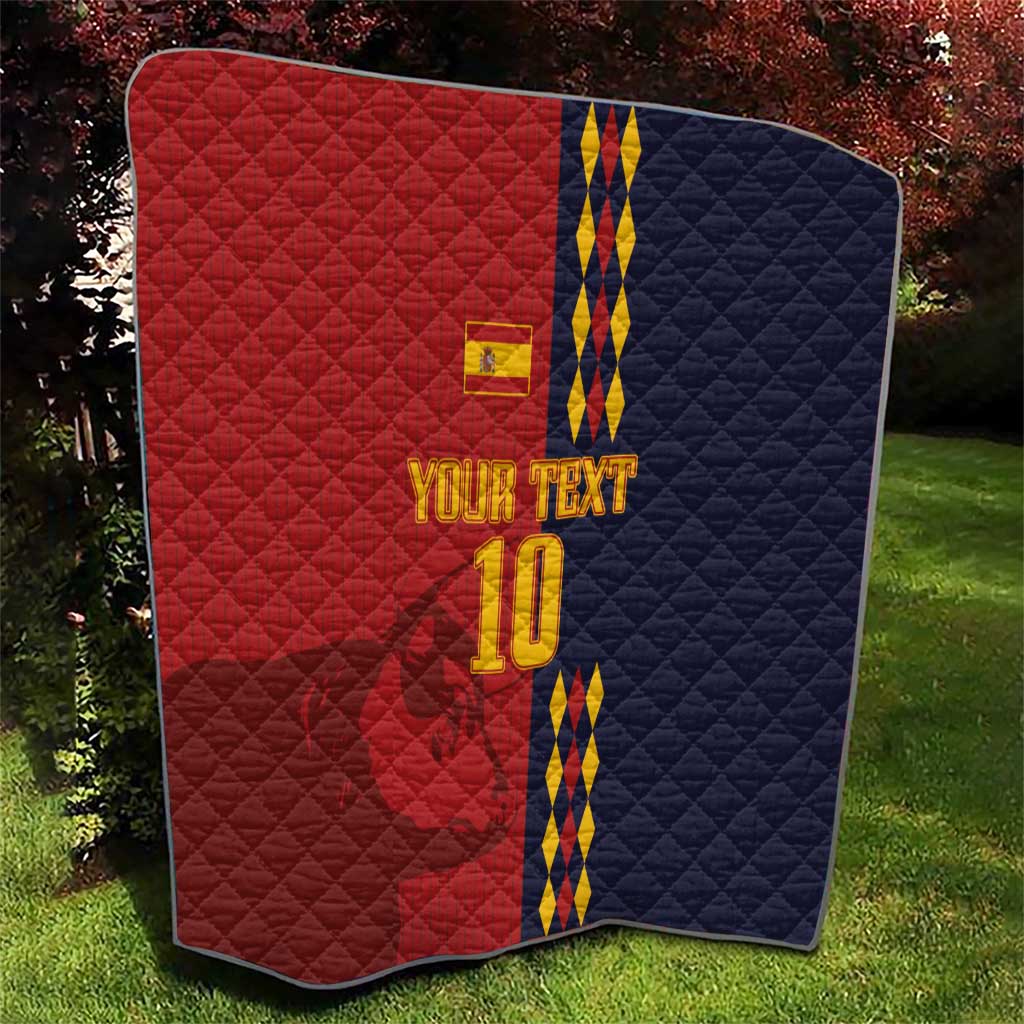 Custom Spain Football 2024 Go Champion Quilt - Wonder Print Shop