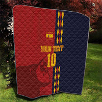 Custom Spain Football 2024 Go Champion Quilt - Wonder Print Shop
