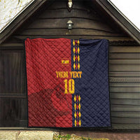 Custom Spain Football 2024 Go Champion Quilt - Wonder Print Shop