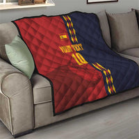Custom Spain Football 2024 Go Champion Quilt - Wonder Print Shop