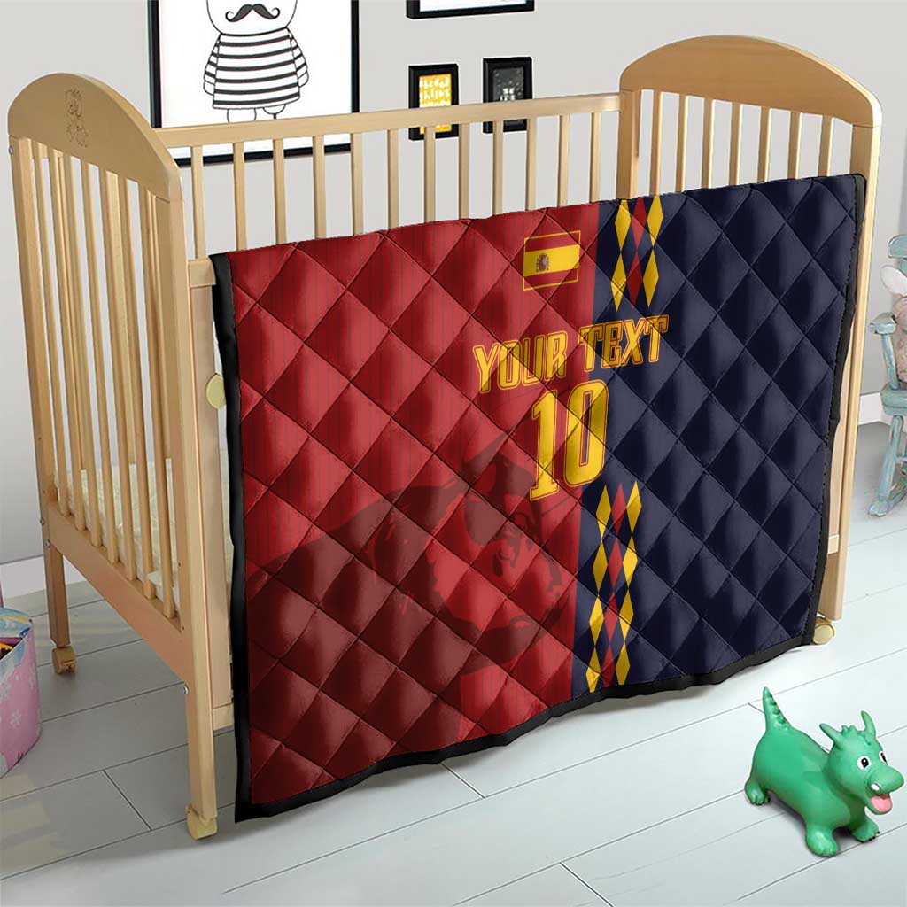 Custom Spain Football 2024 Go Champion Quilt - Wonder Print Shop