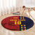 Custom Spain Football 2024 Go Champion Round Carpet