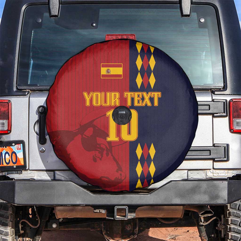 Custom Spain Football 2024 Go Champion Spare Tire Cover - Wonder Print Shop