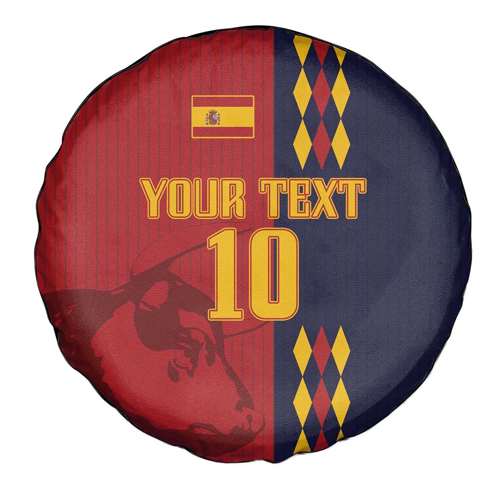 Custom Spain Football 2024 Go Champion Spare Tire Cover - Wonder Print Shop