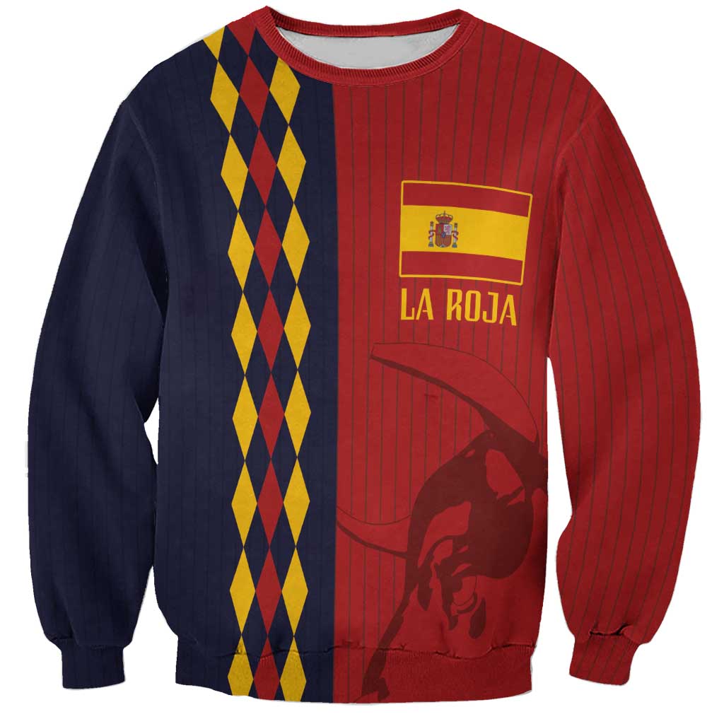Custom Spain Football 2024 Go Champion Sweatshirt - Wonder Print Shop