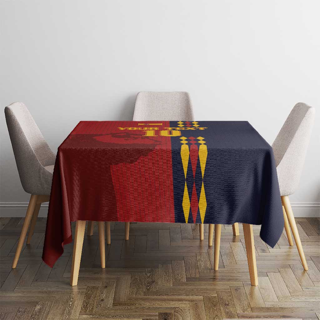 Custom Spain Football 2024 Go Champion Tablecloth - Wonder Print Shop