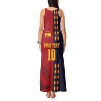 Custom Spain Football 2024 Go Champion Tank Maxi Dress - Wonder Print Shop