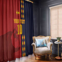 Custom Spain Football 2024 Go Champion Window Curtain - Wonder Print Shop