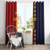 Custom Spain Football 2024 Go Champion Window Curtain - Wonder Print Shop
