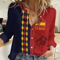 Custom Spain Football 2024 Go Champion Women Casual Shirt - Wonder Print Shop