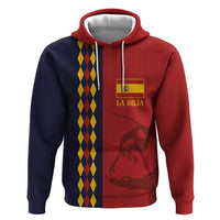 Custom Spain Football 2024 Go Champion Zip Hoodie - Wonder Print Shop
