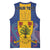 Personalised Barbados Emancipation Day Basketball Jersey Coat of Arms and Map National Flag Style - Wonder Print Shop