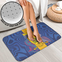 Barbados Emancipation Day Bathroom Set Coat of Arms and Map National Flag Style - Wonder Print Shop