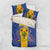 Barbados Emancipation Day Bedding Set Coat of Arms and Map National Flag Style - Wonder Print Shop