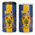 Barbados Emancipation Day 4 in 1 Can Cooler Tumbler Coat of Arms and Map National Flag Style - Wonder Print Shop