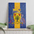 Barbados Emancipation Day Canvas Wall Art Coat of Arms and Map National Flag Style - Wonder Print Shop
