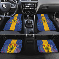 Barbados Emancipation Day Car Mats Coat of Arms and Map National Flag Style - Wonder Print Shop