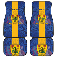 Barbados Emancipation Day Car Mats Coat of Arms and Map National Flag Style - Wonder Print Shop
