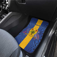 Barbados Emancipation Day Car Mats Coat of Arms and Map National Flag Style - Wonder Print Shop