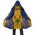 Personalised Barbados Emancipation Day Cloak Coat of Arms and Map National Flag Style - Wonder Print Shop