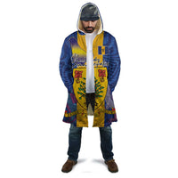 Personalised Barbados Emancipation Day Cloak Coat of Arms and Map National Flag Style - Wonder Print Shop