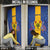 Personalised Barbados Emancipation Day Door Cover Coat of Arms and Map National Flag Style - Wonder Print Shop