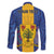 Personalised Barbados Emancipation Day Family Matching Off Shoulder Maxi Dress and Hawaiian Shirt Coat of Arms and Map National Flag Style - Wonder Print Shop