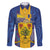 Personalised Barbados Emancipation Day Family Matching Short Sleeve Bodycon Dress and Hawaiian Shirt Coat of Arms and Map National Flag Style - Wonder Print Shop