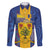 Personalised Barbados Emancipation Day Family Matching Tank Maxi Dress and Hawaiian Shirt Coat of Arms and Map National Flag Style - Wonder Print Shop