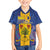 Personalised Barbados Emancipation Day Hawaiian Shirt Coat of Arms and Map National Flag Style - Wonder Print Shop