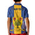 Personalised Barbados Emancipation Day Kid Polo Shirt Coat of Arms and Map National Flag Style - Wonder Print Shop