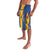 Personalised Barbados Emancipation Day Lavalava Coat of Arms and Map National Flag Style - Wonder Print Shop