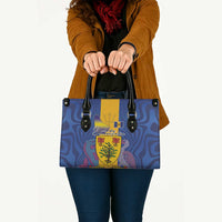 Barbados Emancipation Day Leather Bag Coat of Arms and Map National Flag Style - Wonder Print Shop