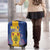 Barbados Emancipation Day Luggage Cover Coat of Arms and Map National Flag Style - Wonder Print Shop