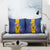 Barbados Emancipation Day Pillow Cover Coat of Arms and Map National Flag Style - Wonder Print Shop