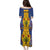 Personalised Barbados Emancipation Day Puletasi Coat of Arms and Map National Flag Style - Wonder Print Shop